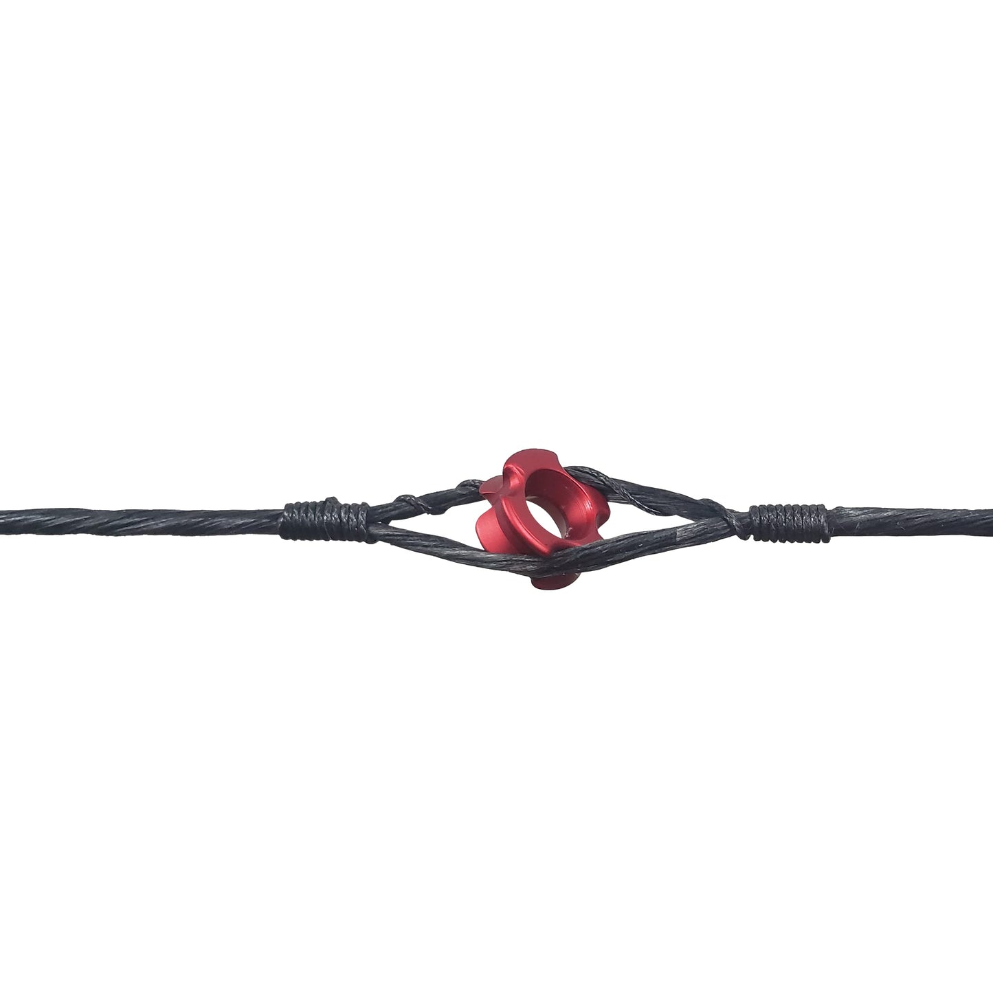SAS Southland Archery Supply Aluminum Peep Sight for Archery Compound Bow - 2/Pack (Red, 1/8 in)