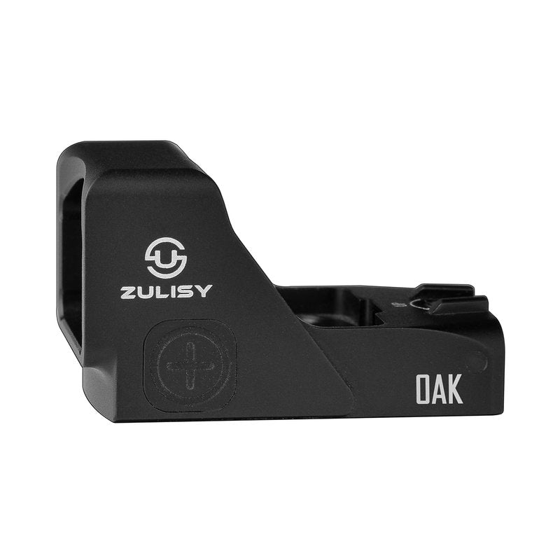 ZULISY Oak 3 MOA Green Dot Sight – for RMR/407C Footprint EDC Pistol, 1x24mm Full Size Open Reflex Optic, Shake to Awake, Waterproof & Shockproof, with Low Picatinny Tactical Hunting Mount