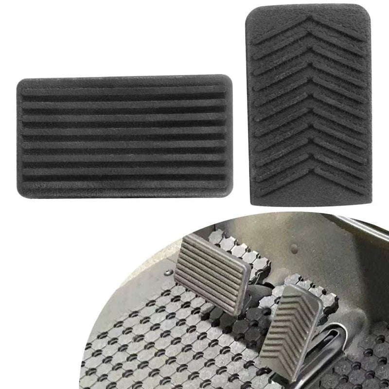 COOL STAR Golf Cart Accelerator and Brake Pedal Pad Cover Compatible with EZGO RXV 2008-Up Gas and Electric Vehicles Replaces 610471 600252 600255 610529