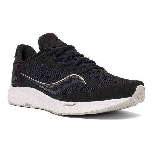 Saucony Men's Freedom 4 Running Shoe, Black/Stone, 10.5