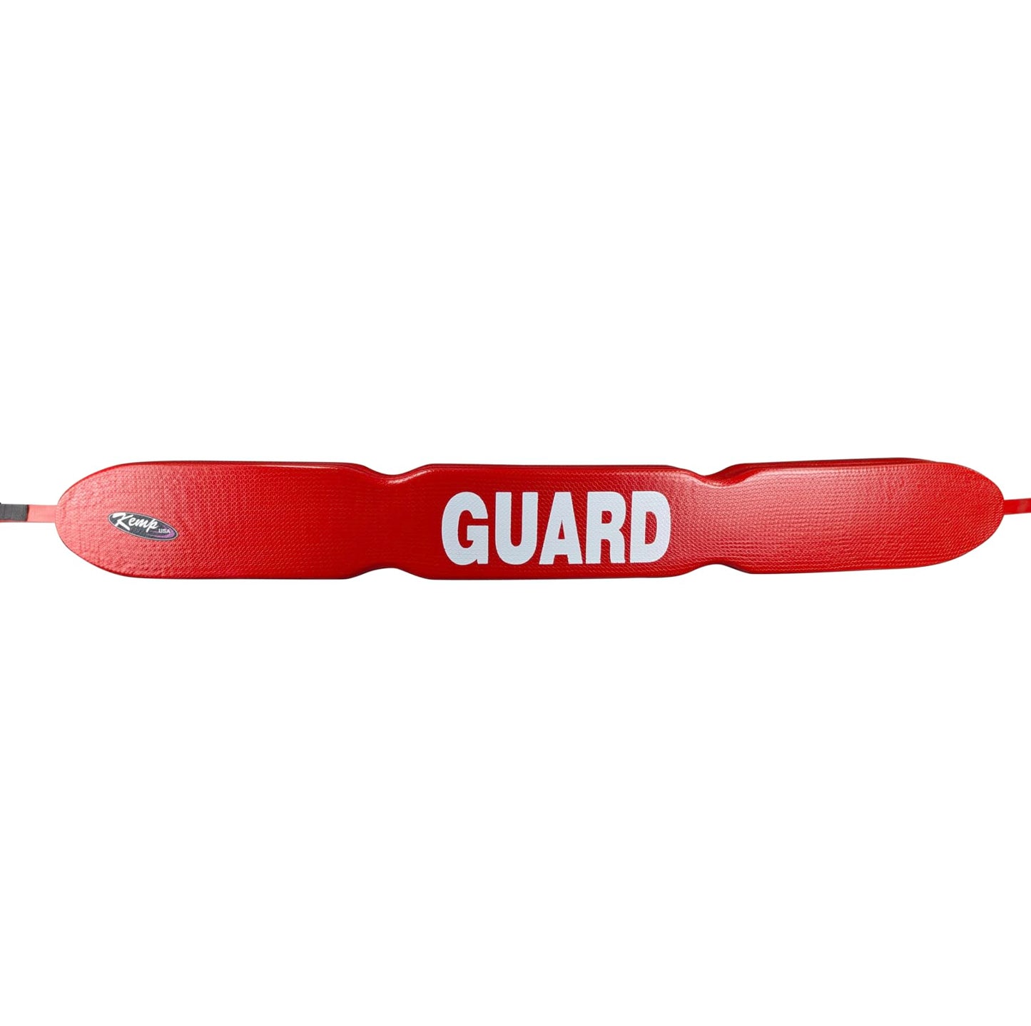 Kemp USA 53" Grip It Rescue Tube with Mesh Ergonomic Cutaway Design, Durable Nylon Casing, Adjustable Strap and Tow Line, High Visibility Red Lifeguard Float for Pool Beach Lake Waterpark Safety