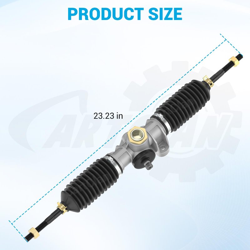 CartClan Club Car Precedent Steering Rack, Golf Cart Steering Gear Box Assembly Suitable for 2004-Up Club Car Precedent and 2018-Up Tempo Golf Cart, Replace OEM#: 102288601