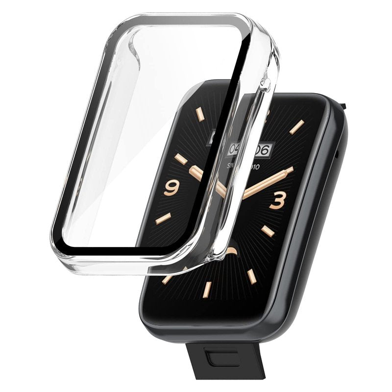 FitTurn Compatible with Xiaomi MI band 7 Pro Screen Protector Case, 6 Colour Full Coverage Soft PC Shockproof Case Protective Screen Cover Bumper Shell for MI band 7 Pro Activity Tracker