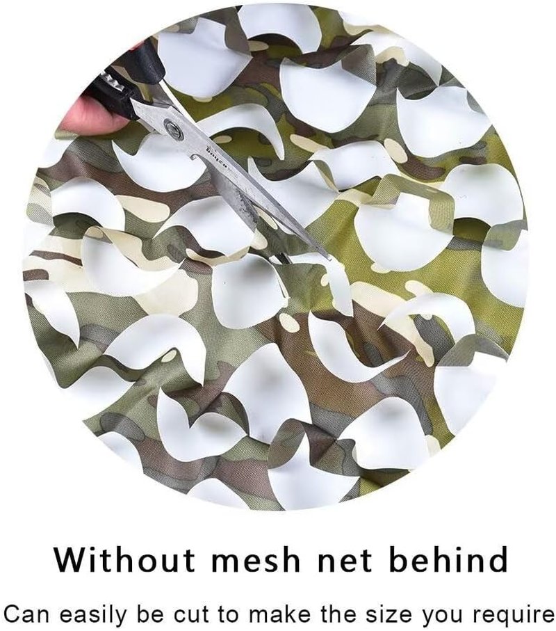 Camo Netting Roll for Hunting | Military Decoration & Sunshade - Durable Camouflage Fabric