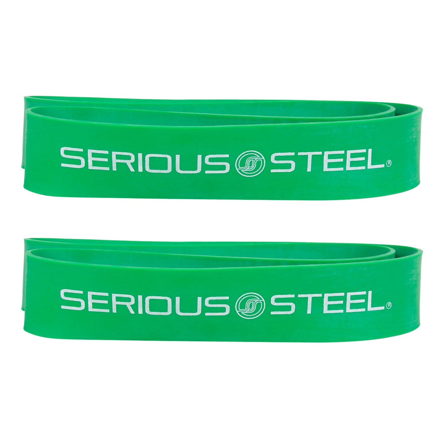 Serious Steel Fitness Short 20" Deadlift Bands | 20" Mini Band (Sold in Pairs) (#4 Green)