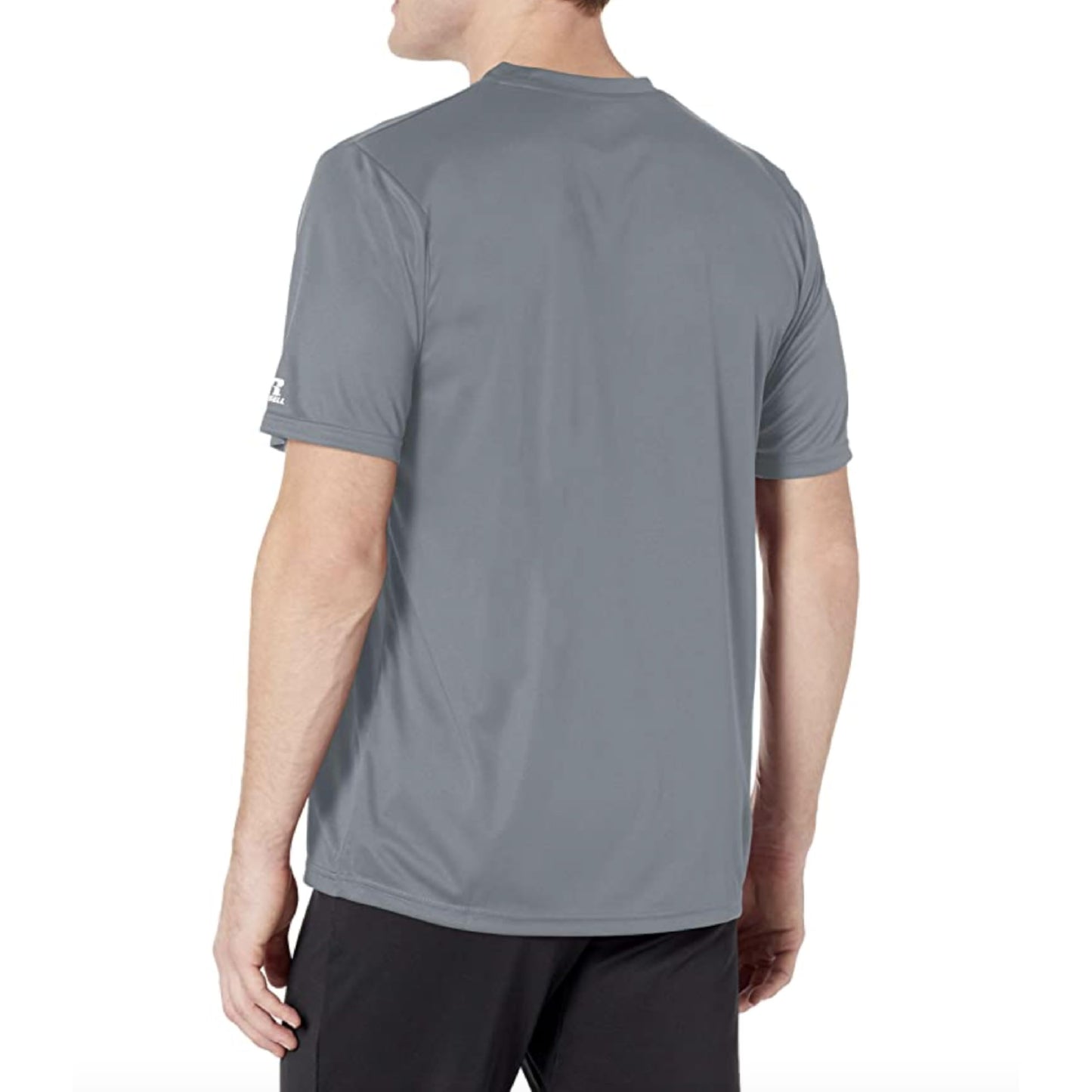 Russell Athletic Men's Short Sleeve Performance T-Shirt, Steel, X-Large