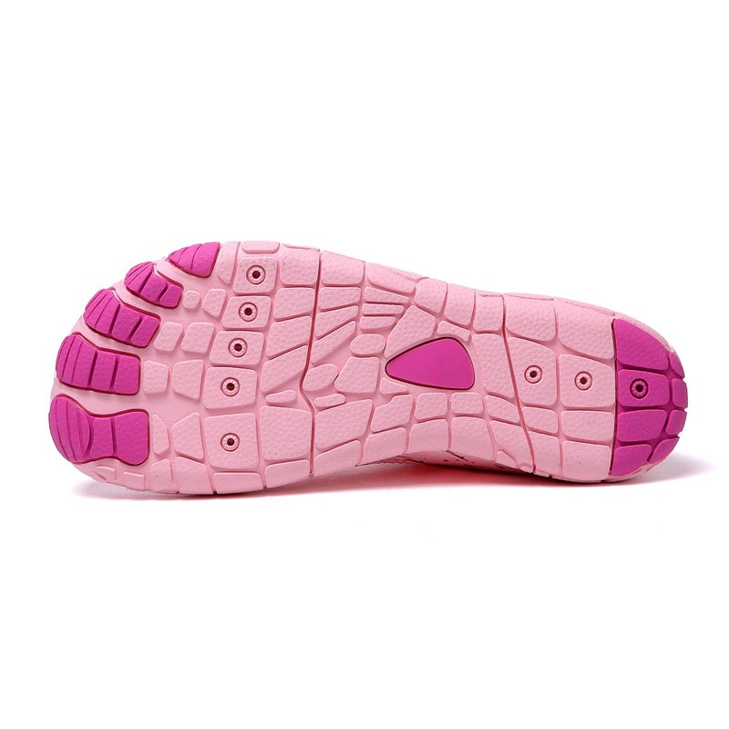 StoneLiquid Hike Barefoot Shoes for Women Men Waterproof Trail Running Healthy & Non-Slip Barefoot Footwear (Meteor-Pink, Adult, Women, 7.5, Numeric, US Footwear Size System, Medium)