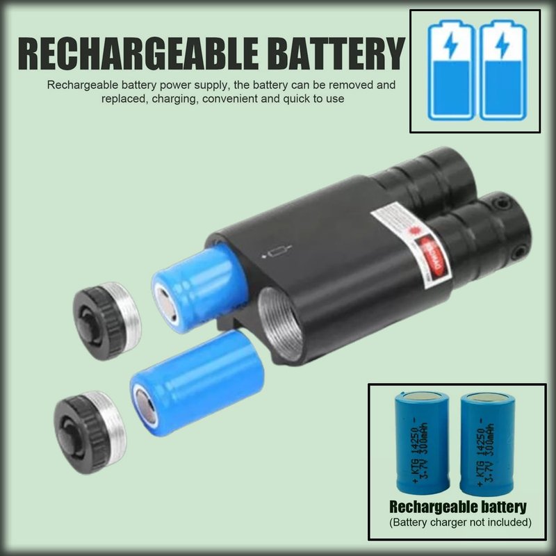 GOTICAL Pack of 2 Tactical Combo Red Laser Sight and Green Laser Sight Tactical Output