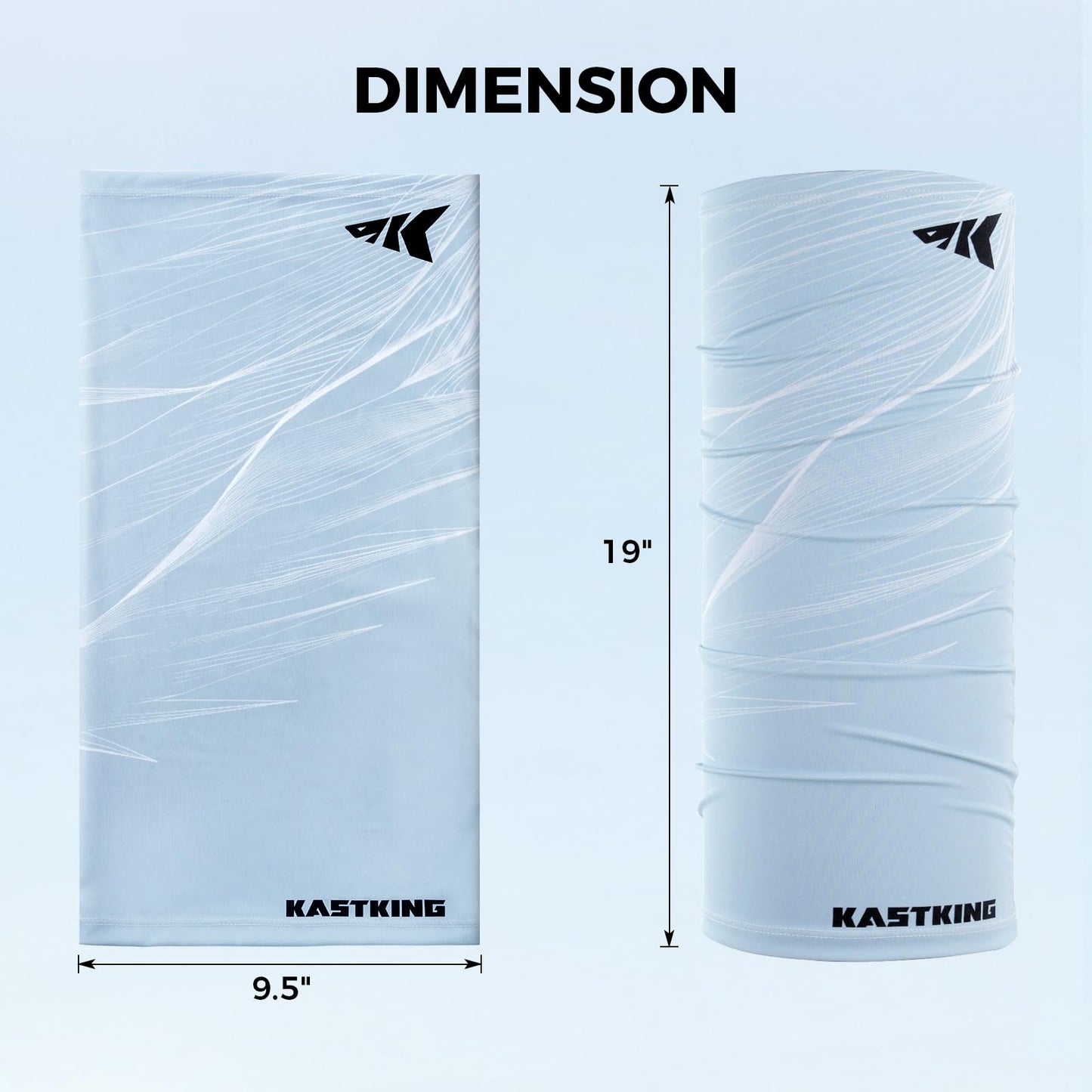 KastKing Ultimate Angler Neck Gaiter, UPF 50 Sun Mask, Sun Gaiters for Men & Women, Hydrocool Technology, Fishing, Hiking