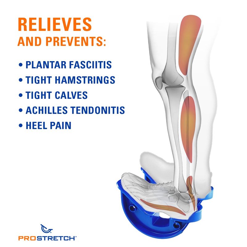 ProStretch Double Original Calf Stretcher, Dual Foot Rocker for Plantar Fasciitis, Achilles Tendonitis, and Tight Calves