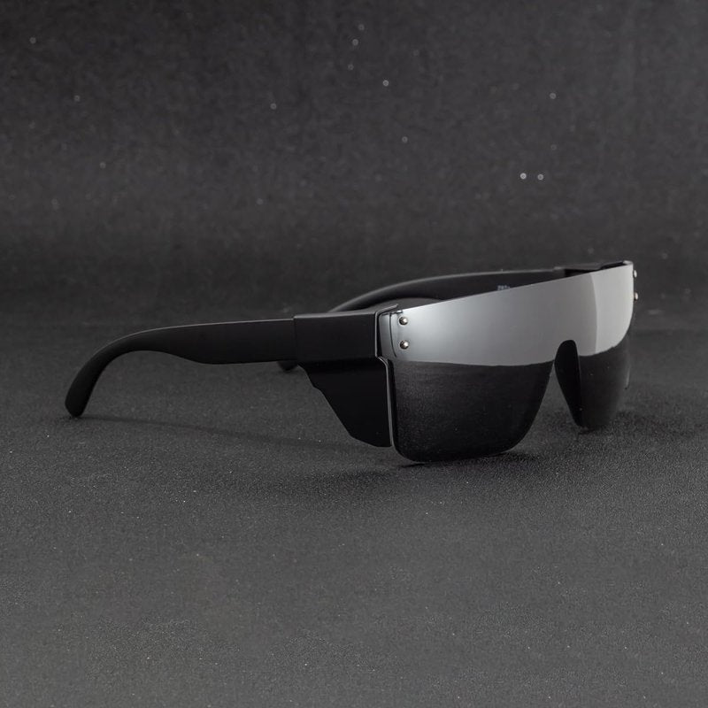 BINGKING Polarized Z87 UV400 Safety Sunglasses with Detachable Side Shields – Protective Eyewear for Work, Outdoor, and Industrial Use (black)