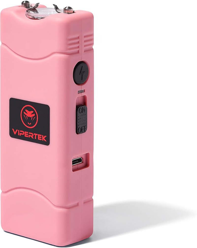 Vipertek VTS-881 Micro Stun Gun | Rechargeable Self Defense Device with LED Flashlight