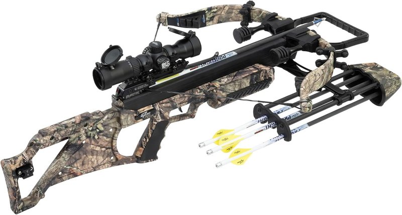 Excalibur Suppressor Extreme Micro Series Crossbow - Lightweight & Accurate | Includes Scope, 4 Arrows & Quiver