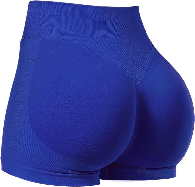 VOYJOY Women's Scrunch Butt Lifting Gym Shorts - Seamless Workout Biker Shorts in 2.5"/3.6"/4.5"/6" Sizes