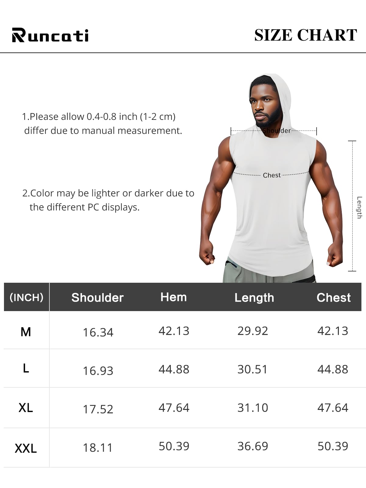 Runcati Mens Sleeveless Hoodies Workout Hooded Tank Tops Muscle Gym Bodybuilding Fitness Training T Shirts Pink