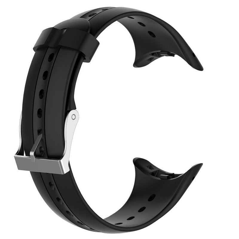AWADUO For Garmin Swim Watch Silicone Replacement Band, Replacement Silicone Wrist Band Strap For Garmin Swim Watch GPS Smartwatch, Soft And Durable(Silicone Black)