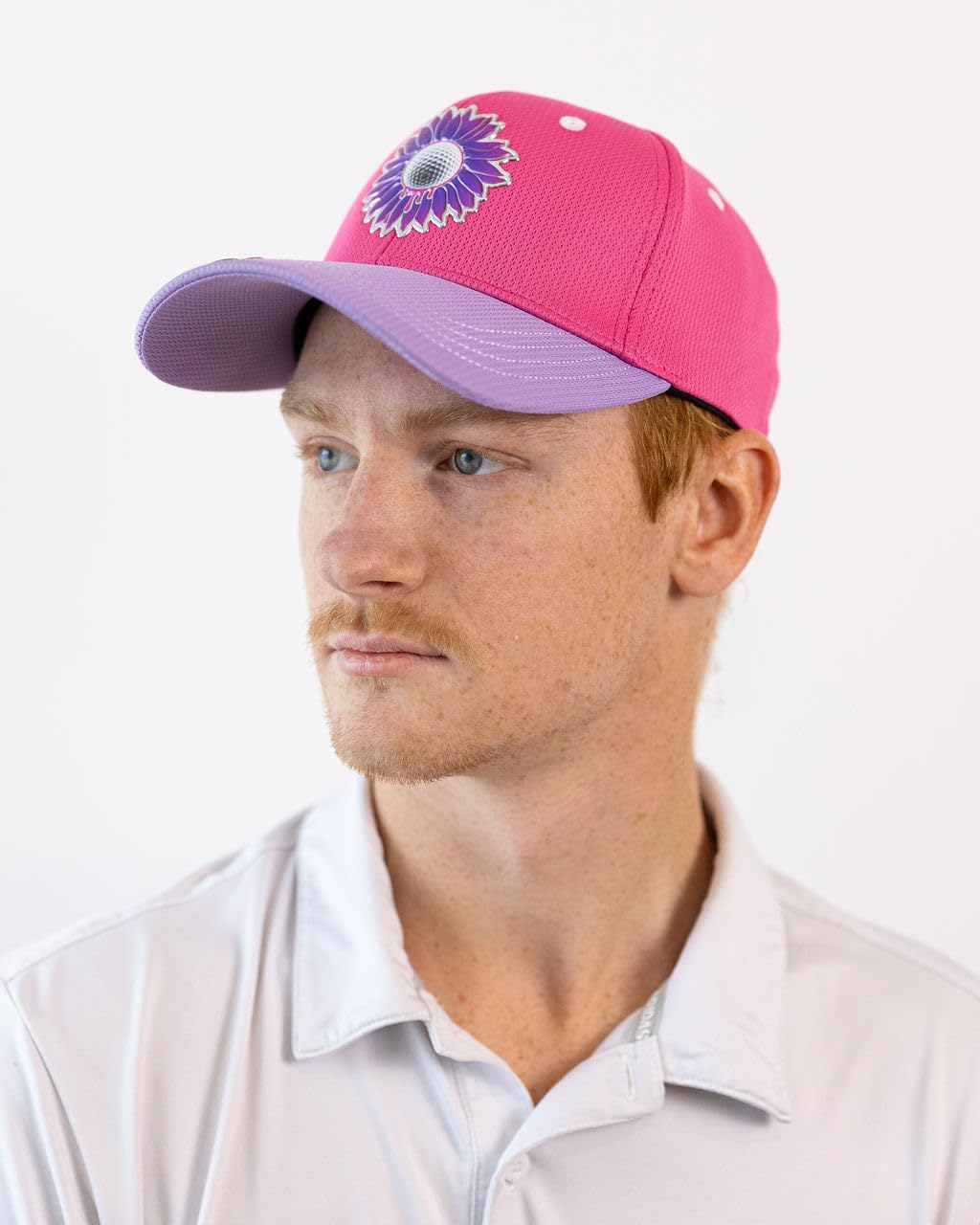 BONK Golf Classic Golf Hats - Tee Holder with Tees & Bill Magnet with Ball Marker - Sweat-Stain Resistant - 100% Custom Made - Center - L/XL Funktamus Prime