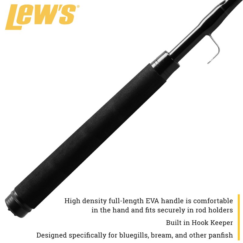 Lew’s Bream Stick Fishing Rod, 10-Foot, Telescopic, Ultra-Light Power, Slow Action