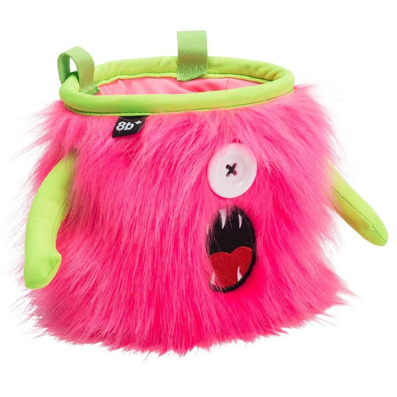 8BPLUS Chalk Bag for Climbing, Bouldering, Belt and Giftbox Included - Wide Opening - Brush Holders, for Left & Right Handers (Kelly)