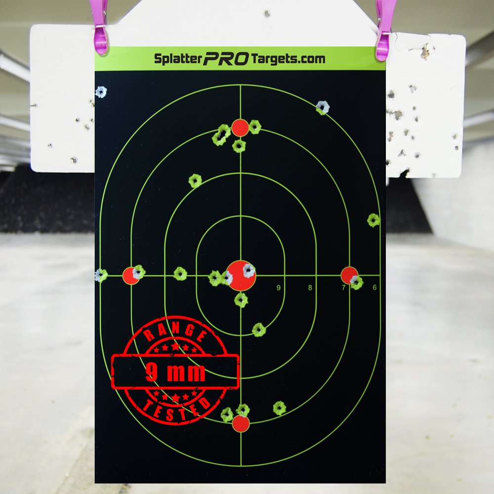 12x18 Splatter Targets. Shots Burst with a Bright Splatter Upon Impact. Instantly See Your Shots. (10)
