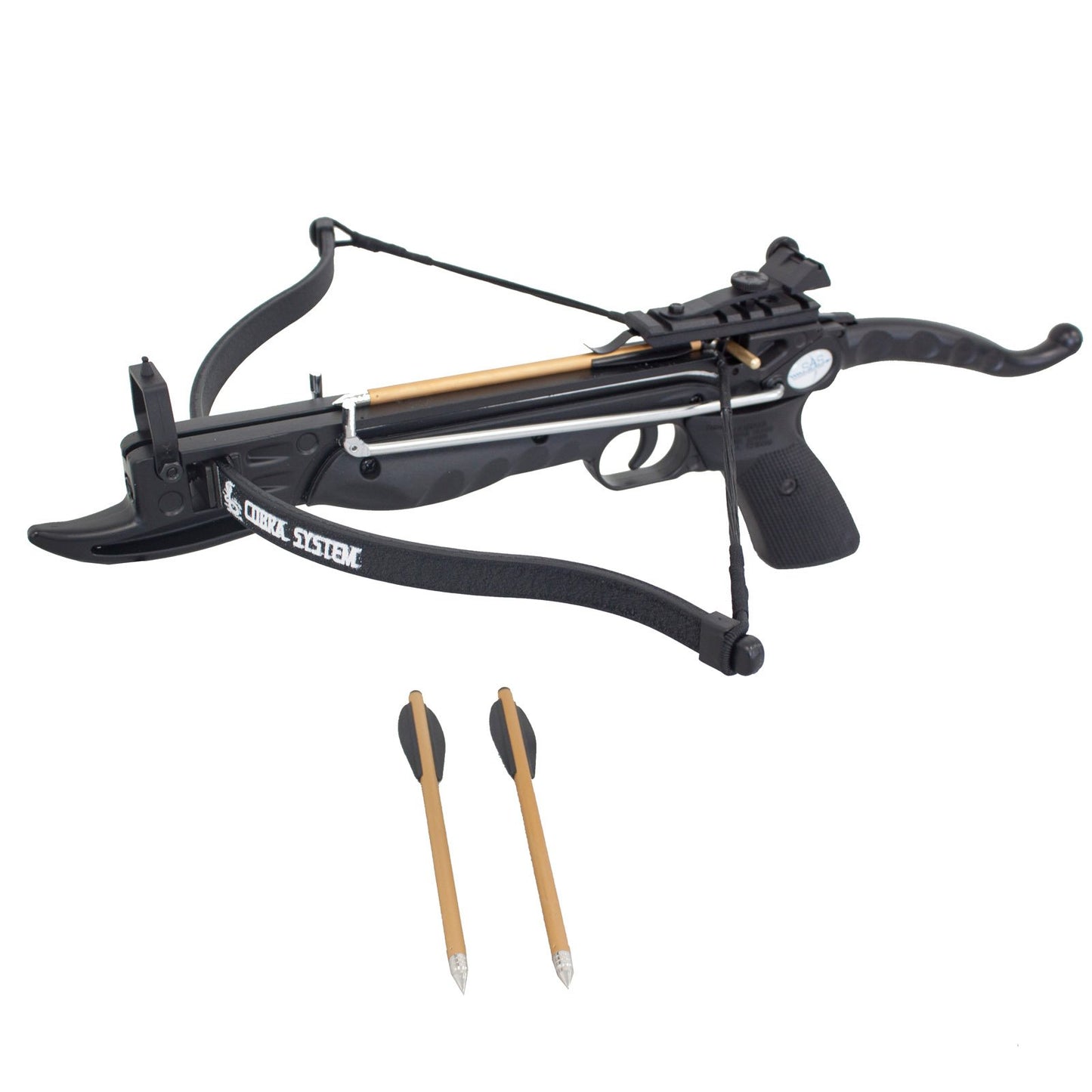 SAS Prophecy 80 LBS Aluminum Self-Cocking Crossbow Bag Package - (Bag and Extra 10 x Bolts)