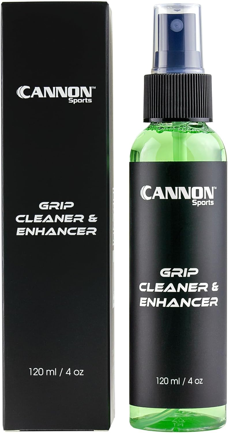 Cannon Sports Grip Cleaner - Remove Dirt, Oil, & Sweat - Restore Grip for Golf, Pickleball, Tennis, Padel, Baseball, Badminton, Football, Basketball, Soccer, Volleyball & More (4 oz)