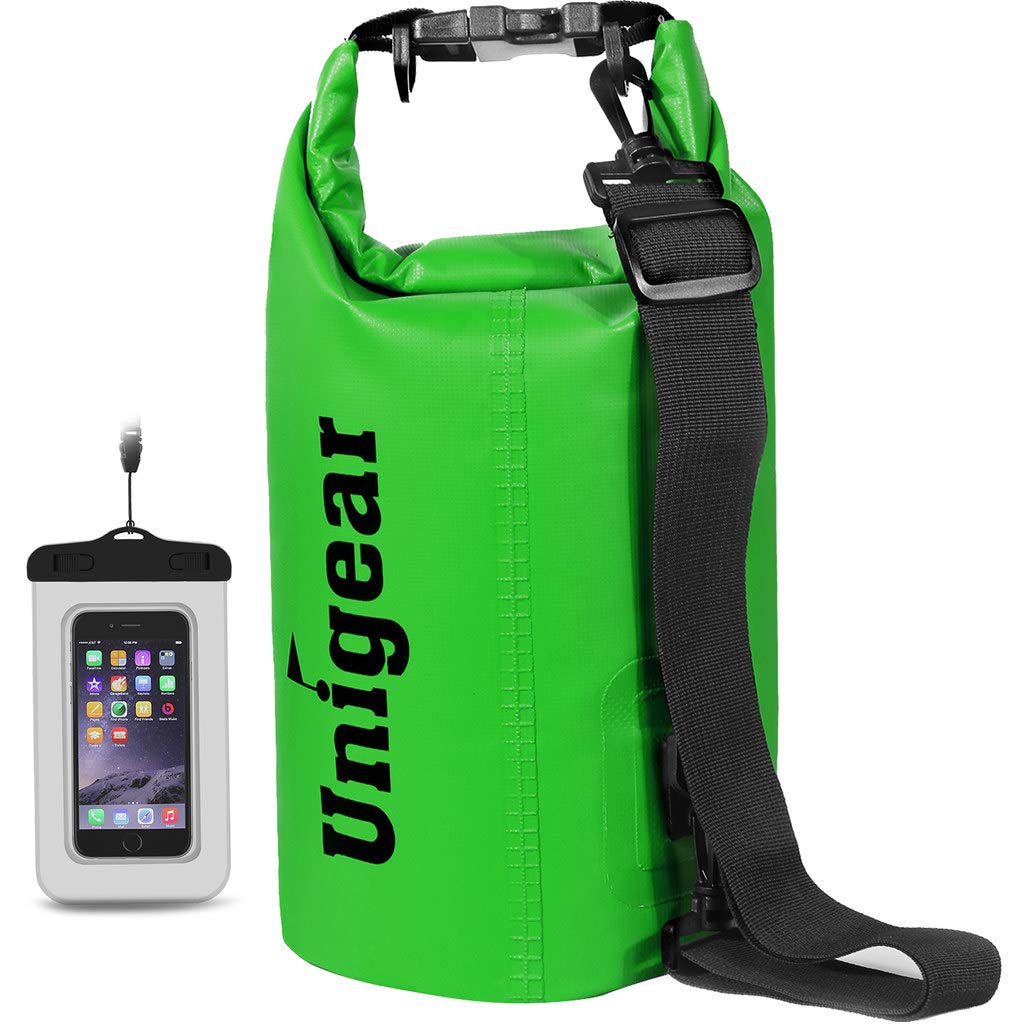 Dry Bag Sack, Waterproof Floating Dry Gear Bags for Boating, Kayaking, Fishing, Rafting, Swimming, Camping and Snowboarding (Green, 30L)