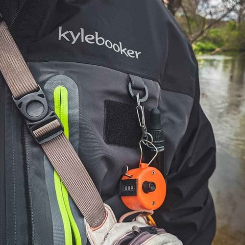 Kylebooker Fly Fishing Wading Jacket Outdoor Activities Waterproof Wader Jackets for Men and Women(M,Black)
