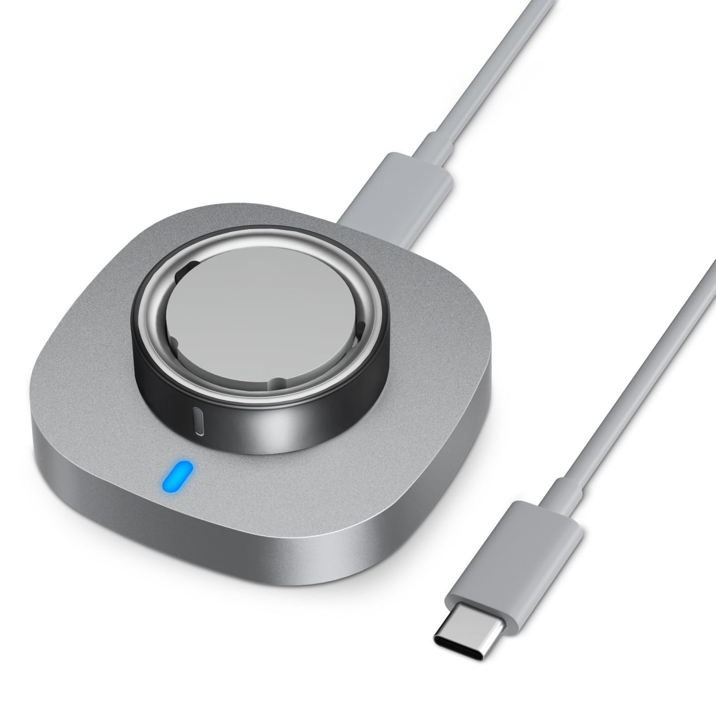 Charger Compatible with Ring Gen 4 Size 8, Fast Charging Dock with USB-C Cable (Not Compatible with Ring Gen 3)