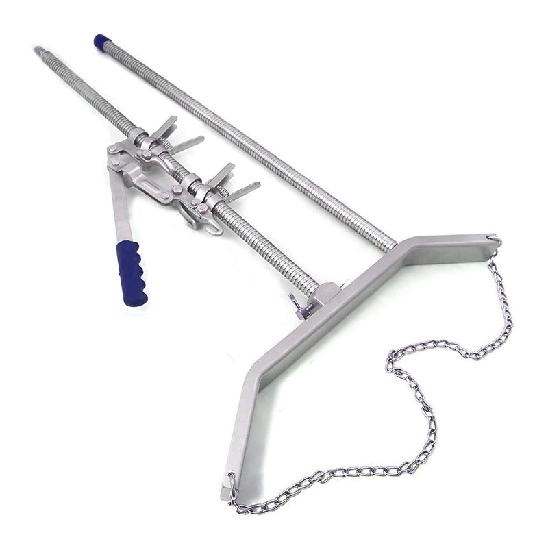 Calf Puller - 65” Surgical Tool for Enhanced Calving Efficiency | Ergonomic Design, Precision Ratchet, Multiple Hooks, Stainless Steel