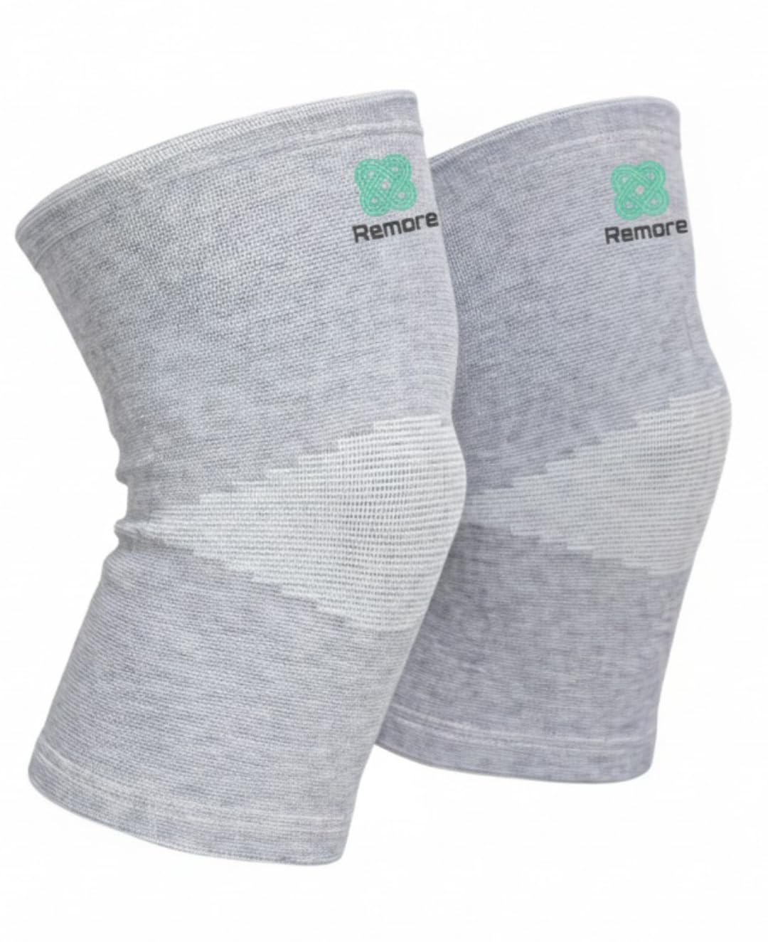 Remore Bamboo Knee Compression Sleeve for Men and Women Bamboo Knee Brace for Men and Women Knee Pain, Gym, Running, Basketball, Meniscus Tear, Sports, Joint Pain Relief, Injury Recovery (64-70cm Thigh) (XXX-Large)