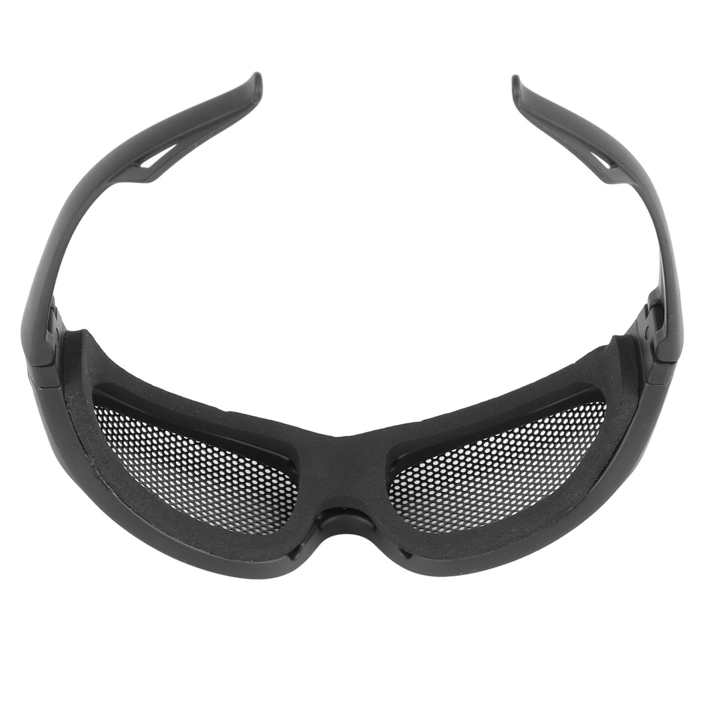 Wind Goggles, Lightweight Good Toughness Multifunctional Breathable Glasses Iron Mesh Pattern for Men and Women for Outdoor Cycling