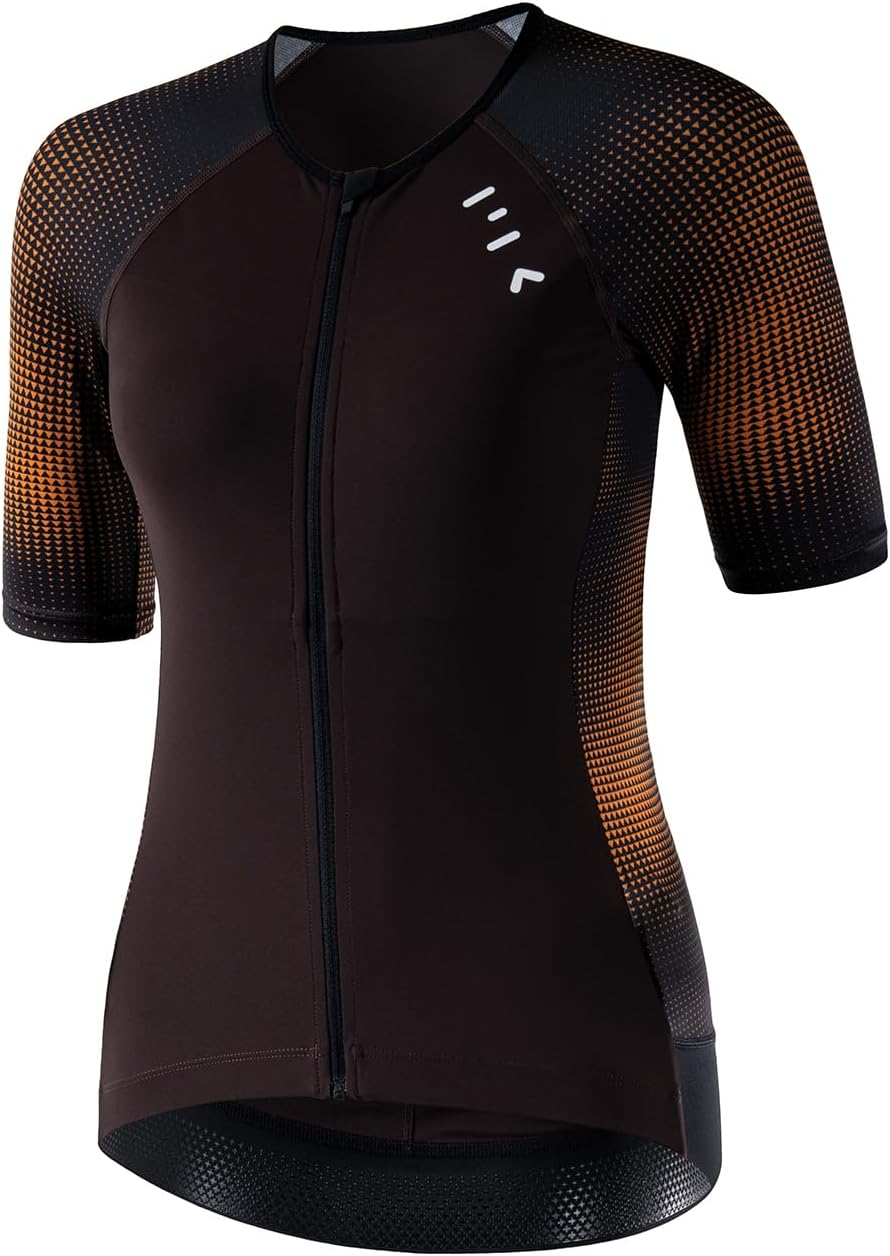 Women's Triathlon Top - Padded, Quick-Dry Fabric, Slimming Fit | UPF 50+ UV Protection, Back Pockets