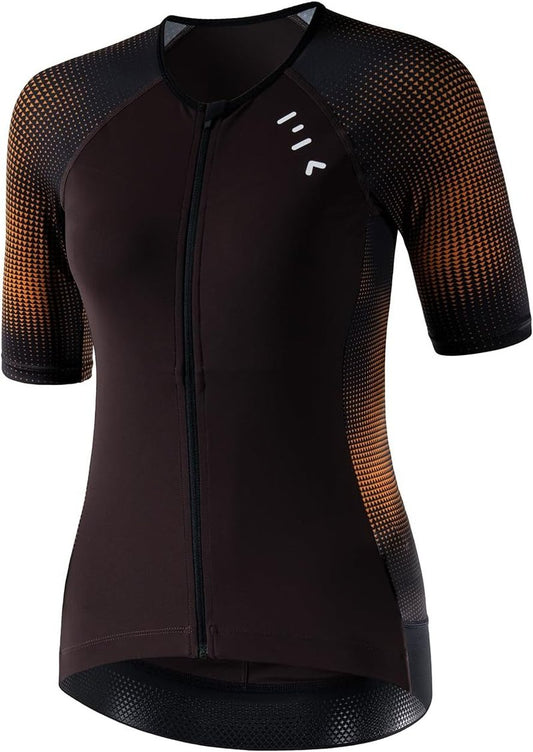 Women's Triathlon Top - Padded, Quick-Dry Fabric, Slimming Fit | UPF 50+ UV Protection, Back Pockets