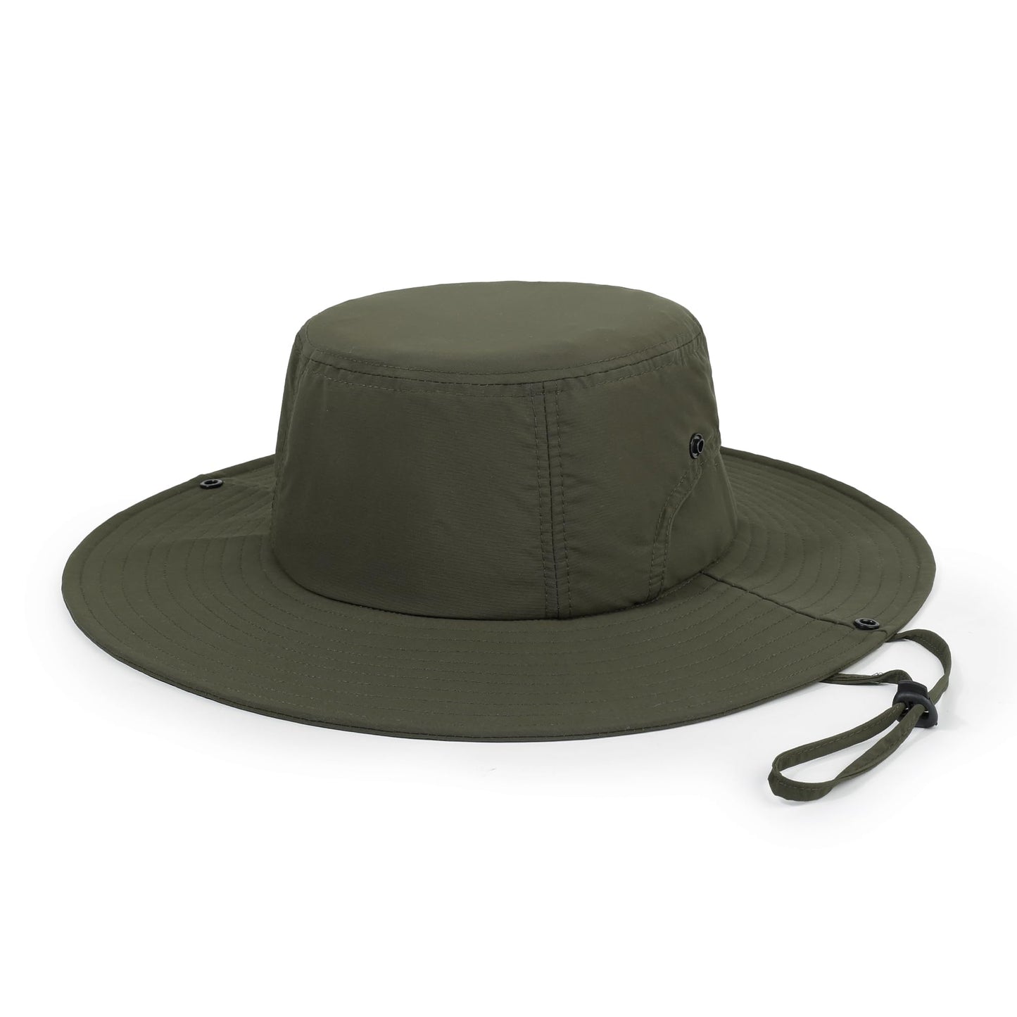 NTLWKR Wide Brim Sun Hats Waterproof Packable Bucket Hat UV Protection Summer Fishing Hat for Men and Women Army Green