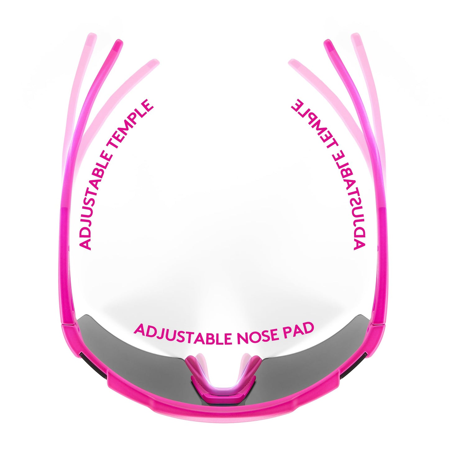 AMANEEST Z87 Sunglasses for Women Men,Stylish Safety Sunglasses Advanced UV400 Protection,Running Softball Cycling Pickleball Construction,Hot Pink Frame Purple Lens