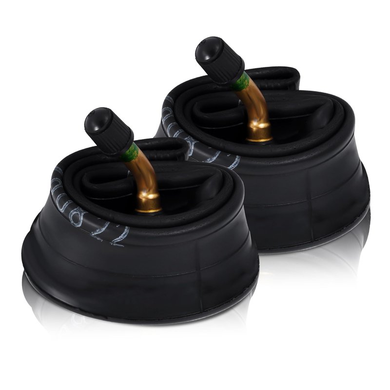 2 Pack of 8x1 1/4 200x45 Inner Tubes with Angled Valve Stem Replacement for A-Bike Folding Bike Jetson Beam Electric Scooter Butyl Rubber
