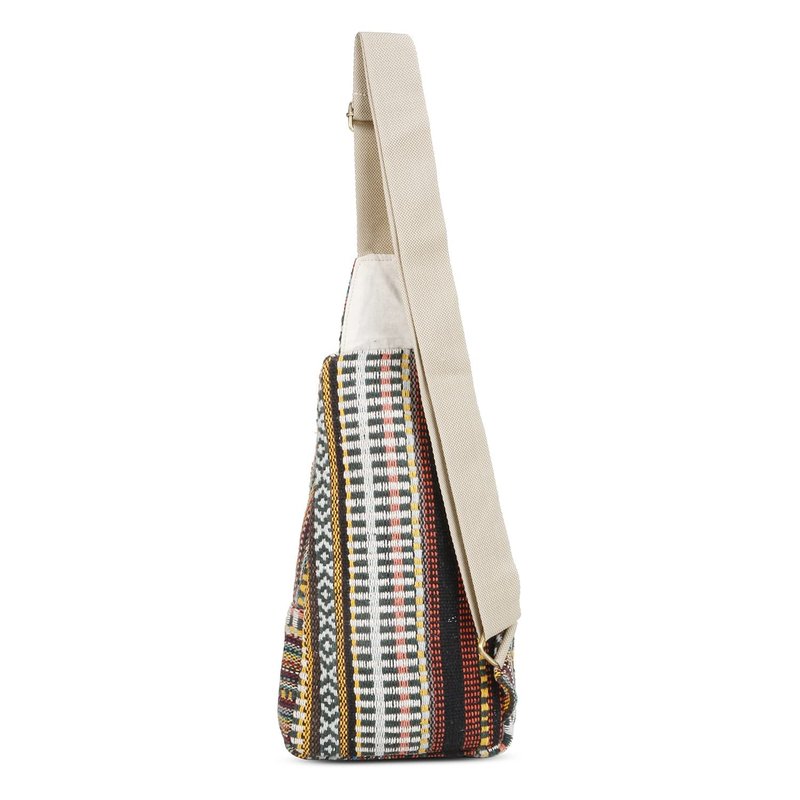 Suman Enterprises Hemp Sling Backpack- Hemp Cross body Bag- Hemp Shoulder Backpack Adjustable Strap for Men & Women (Multi-2)