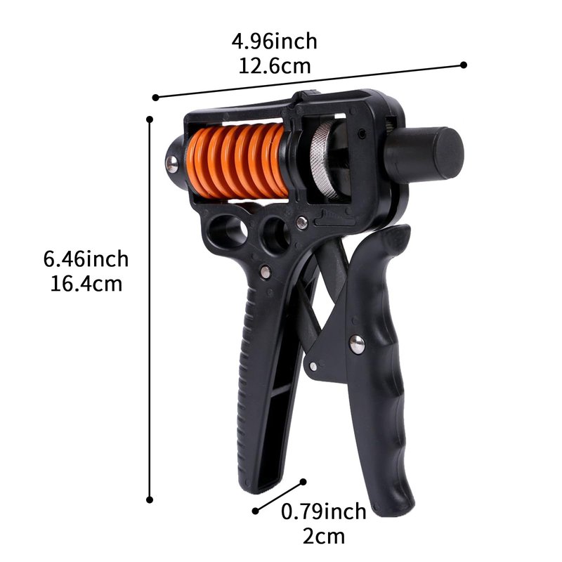 Wesoke Grip Strength Trainer Kit 5 Pack, Forearm Strengthener with Adjustable Resistance, Finger Exerciser Stretcher, Grip Ring, Hand Grippers, Stress Relief Ball for Muscle Building Injury Recover