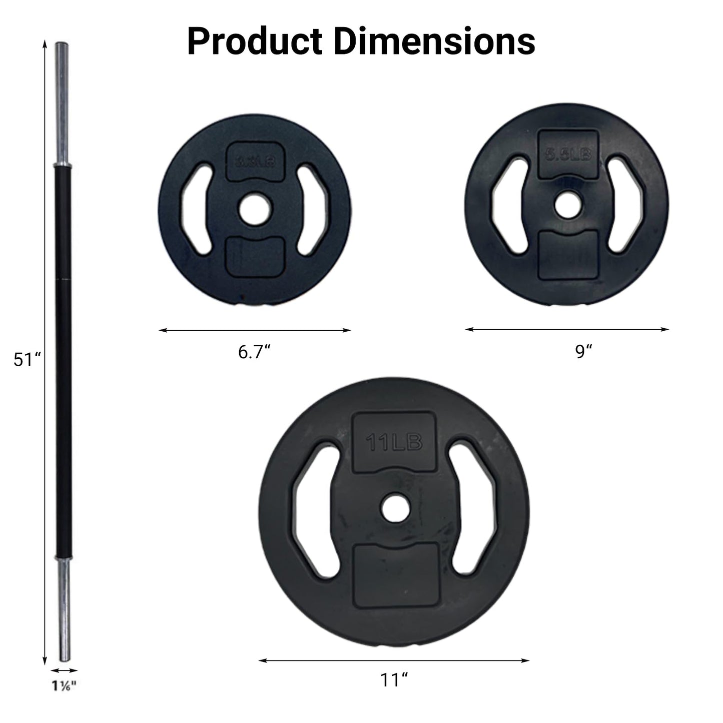 Adjustable Barbell Weight Set, Pesas Para Ejercicios En Casa, Dumbbell Set for Exercise, Lifting, And To Build Muscle