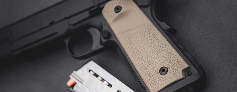 Magpul Industries MOE 1911 Grip Panels for 1911, Black, One Size