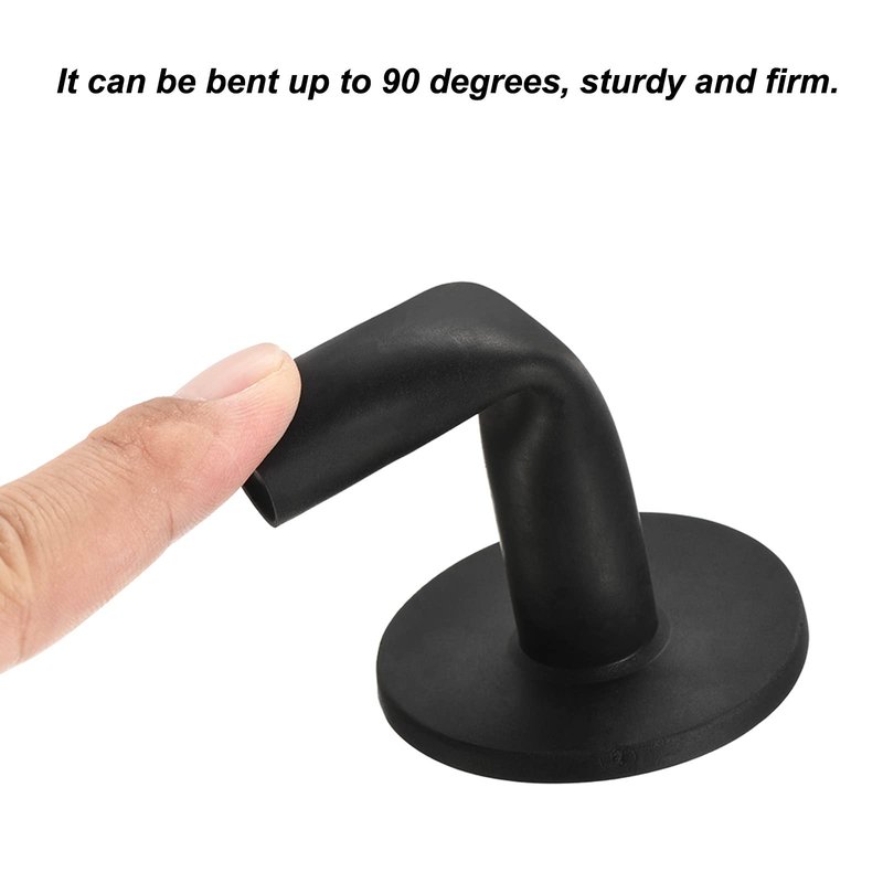PATIKIL 3.4 Inch Rubber Golf Tee, 10 Pack Tall Training Driving Range Tee Stable Ball Holder for Outdoor Indoor Hitting Mat, Black