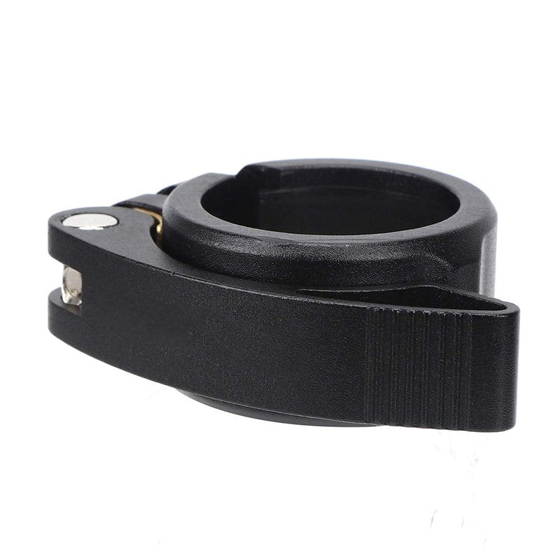 Natudeco 3PCS 40mm Bike Seatpost Clamp Aluminum Alloy Black Lightweight Steel Metal Cycling Seat Bike Universal Quick Release Seatpost for Bicycle Accessory