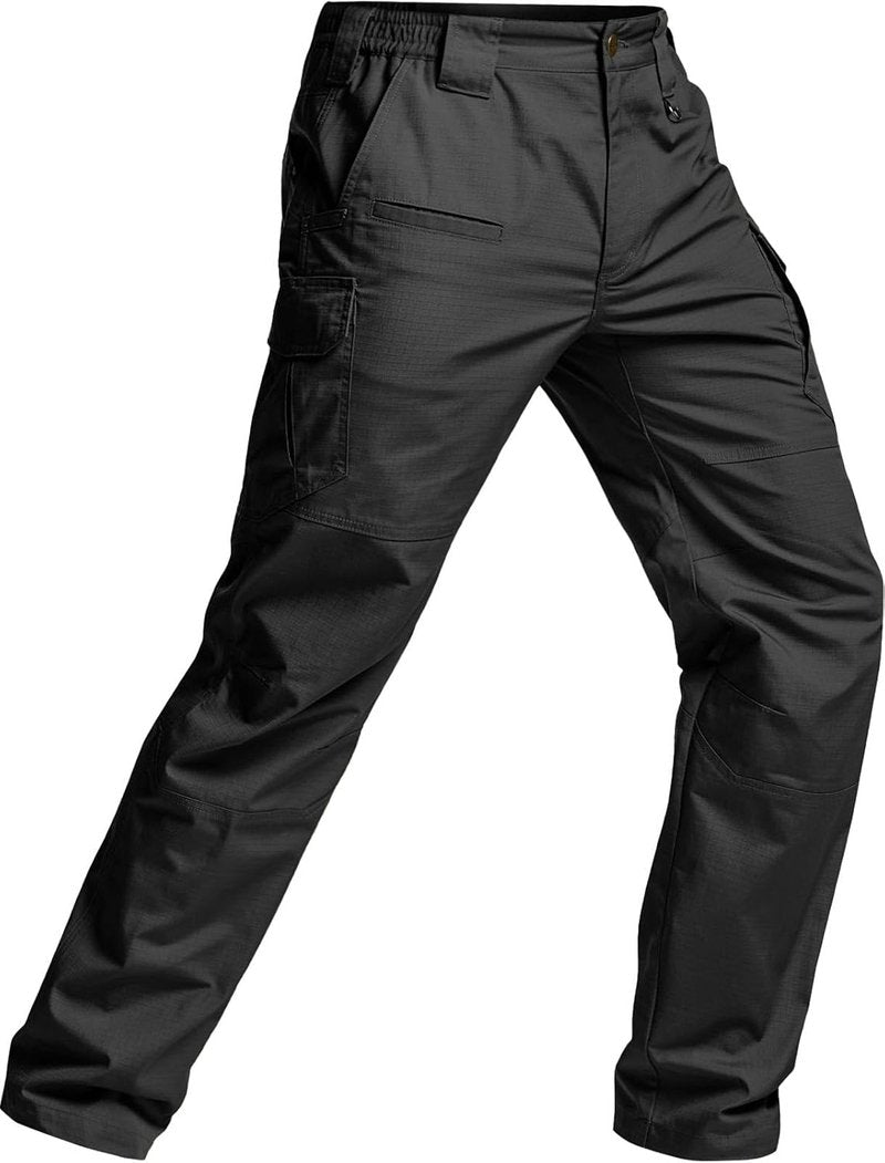 Men's Tactical Pants - Water Resistant Ripstop Cargo Design | Lightweight EDC Work & Hiking Wear