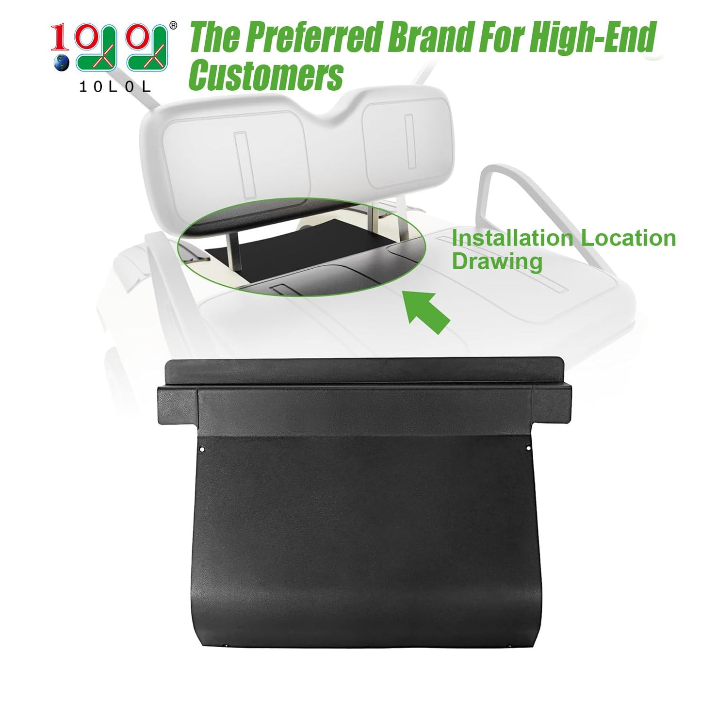 10L0L Golf Cart Access Panel Cover for EZGO TXT & Medalist 1994-2013 Gas or Electric, OEM# 71320-G01