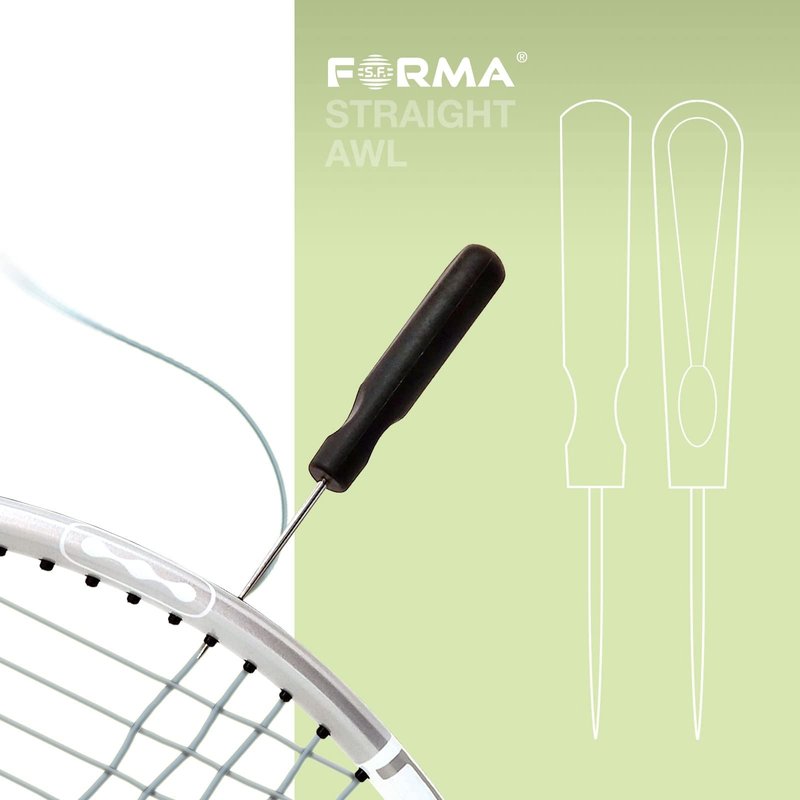 FORMA S.F. Sports Tennis Stringing Machine Tools Racket String Assistance Straight Awl for Tennis Badminton Squash Racquet