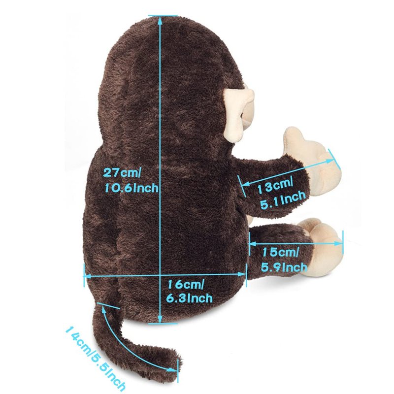 MAZEL Monkey Golf Club Head Cover for 460CC Driver,Woods (Brown)