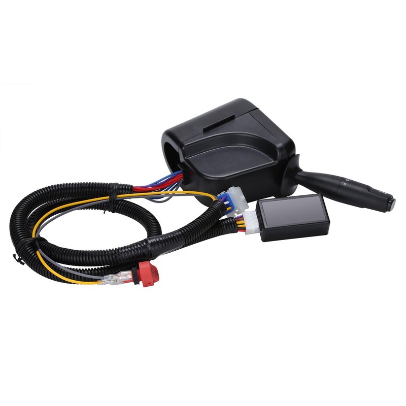 10L0L Golf Cart Turn Signal Kit with Horn Brake Hazard Blinker Light Switch with 9-pin Plug Wiring Harness, Suitable for Yamaha, Club Car, EZGO (Fit Input Current 12V)