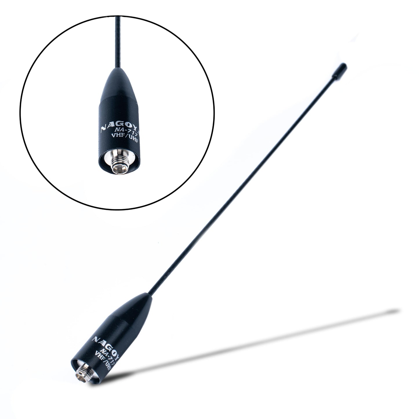 Authentic Genuine Nagoya NA-717 8.5-Inch Super Whip VHF/UHF (144/430Mhz) Antenna SMA-Female for BTECH and BaoFeng Radios