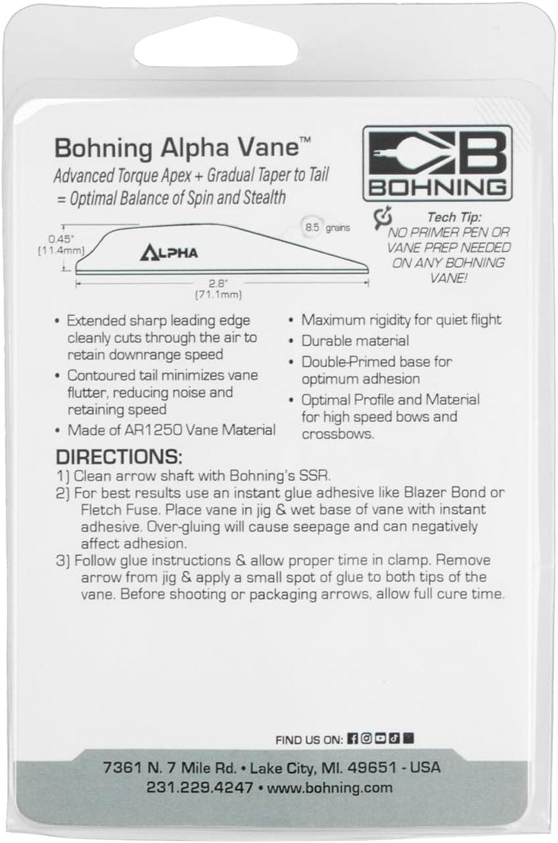 Alpha AR 1250 Vane - High-Performance Replacement Part | 2.8" Size